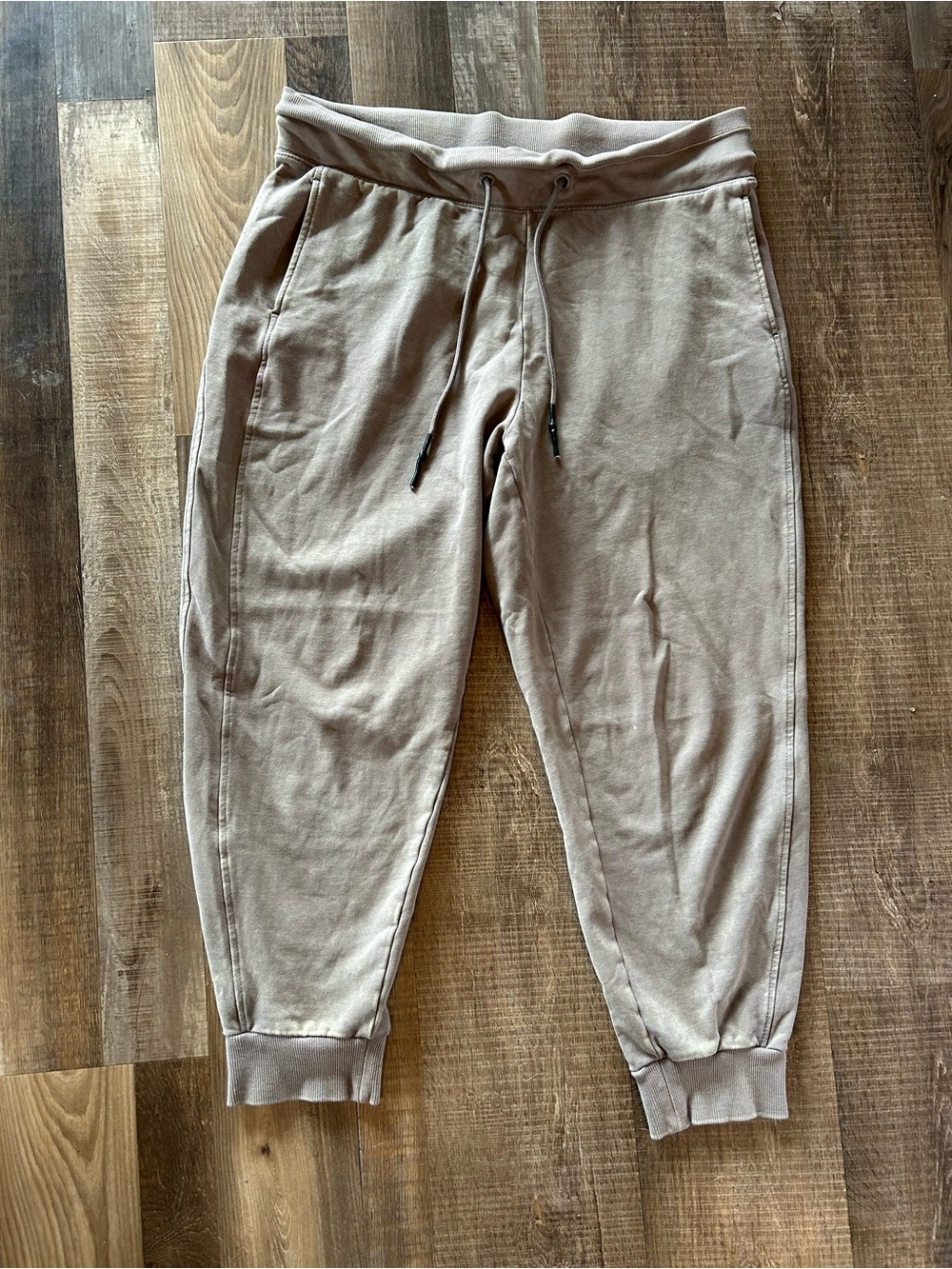JoyLab Womans Taupe Drawstring Joggers